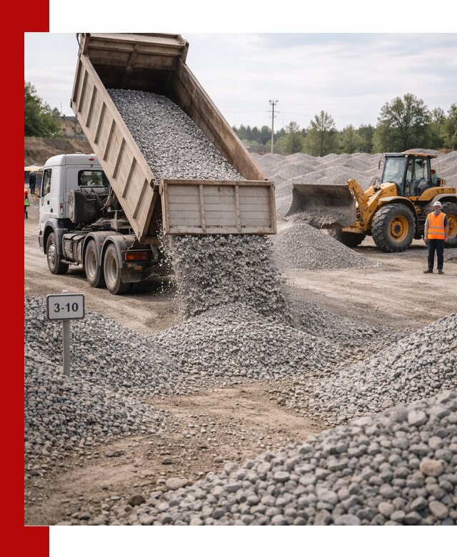 Гранитный щебень фракции 3–10: доставка и продажа в Чите