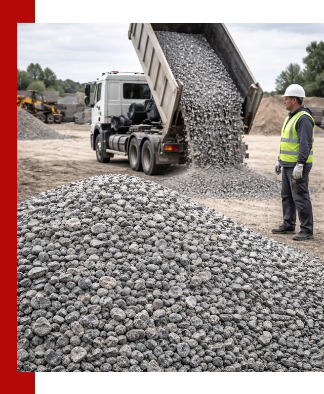 Доставка и продажа гранитного щебня фракции 5-20 в Чите