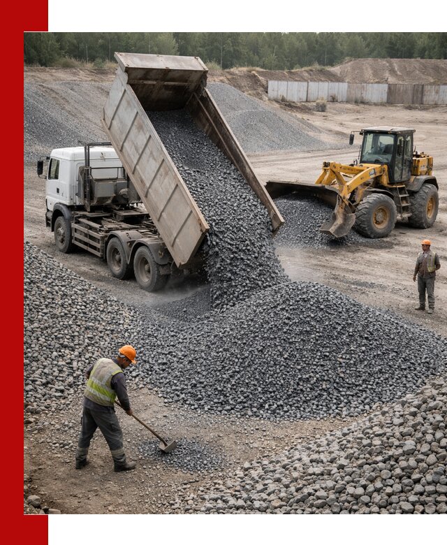 Щебень габбро-диабаз фр. 5-20 с доставкой в Чите