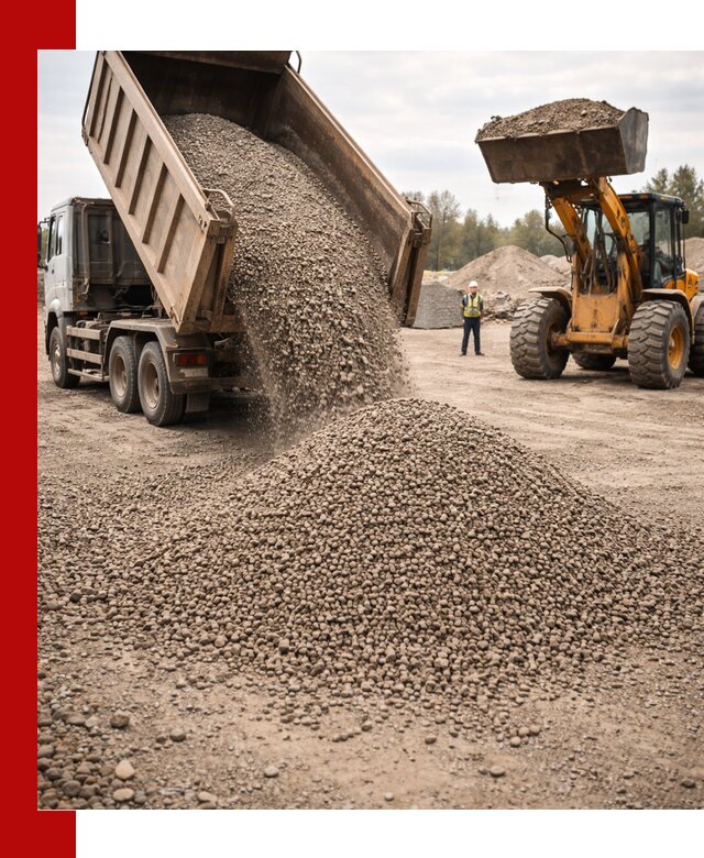Гравийный щебень фракция 3–10 с доставкой в Чите