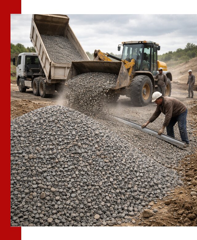Гравийный щебень фракция 5-20 с доставкой в Чите