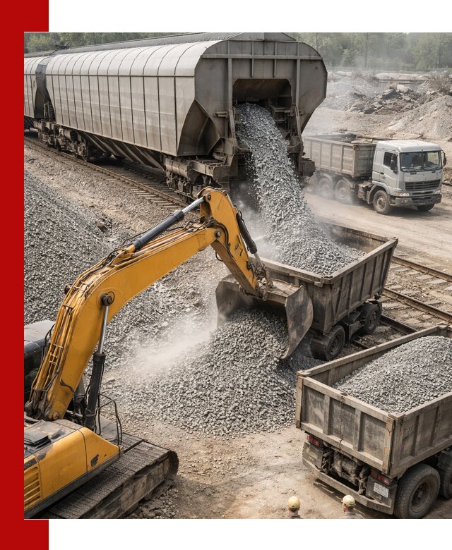 Доставка железнодорожного щебня в Чите крупными партиями быстрого отгруза