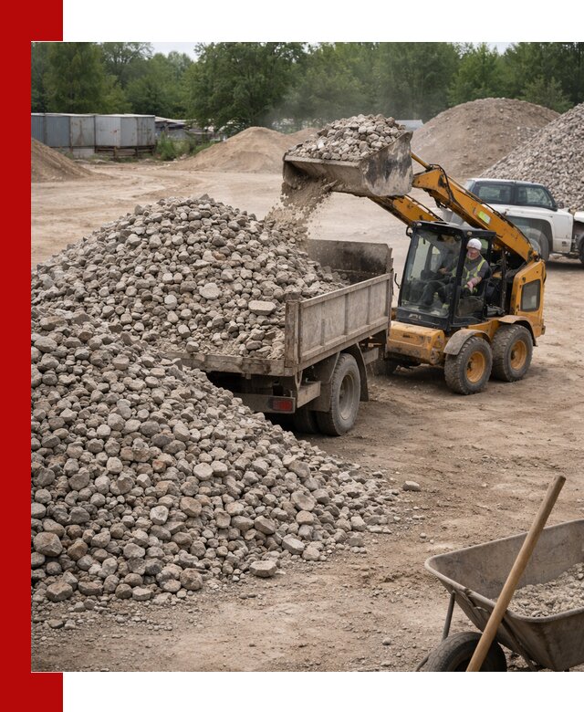 Доставка вторичного щебня в Чите для строительных работ