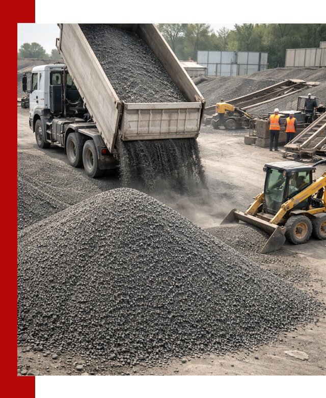 Вторичный щебень фракция 0–5 с доставкой в Чите
