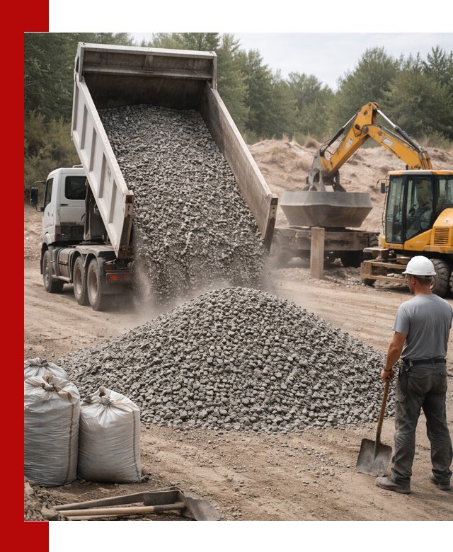 Доставка и продажа бетонного щебня в Чите