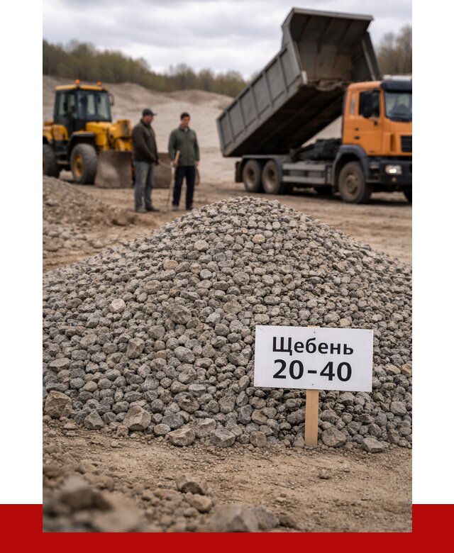 Бетонный щебень фракция 20-40 в Чите от 2536 р. | ПРОНЕРУДЧта