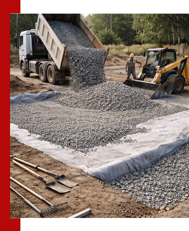 Щебень для фундамента с доставкой в Чите