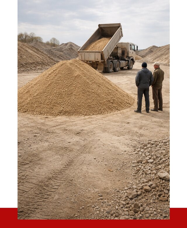 Карьерный песок крупнозернистый в Чите от 8798 р | ПРОНЕРУДЧта