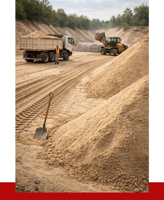 Карьерный песок мелкозернистый в Чите от 9315 р. | ПРОНЕРУДЧта