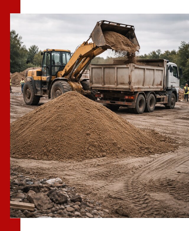 Доставка речного песка навалом в Чите быстро и выгодно