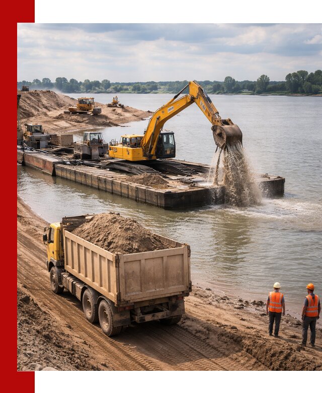 Намывной песок с доставкой в Чите оптом и в розницу