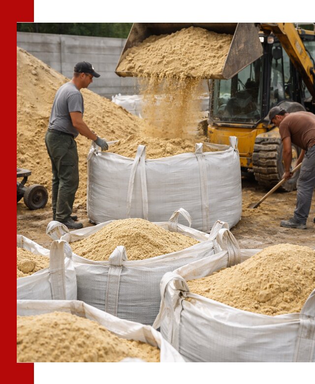 Поставка качественного песка для кладки в Чите