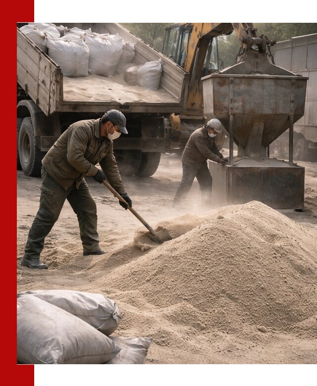 Кварцевый песок для пескоструя в Чите — доставка и качество