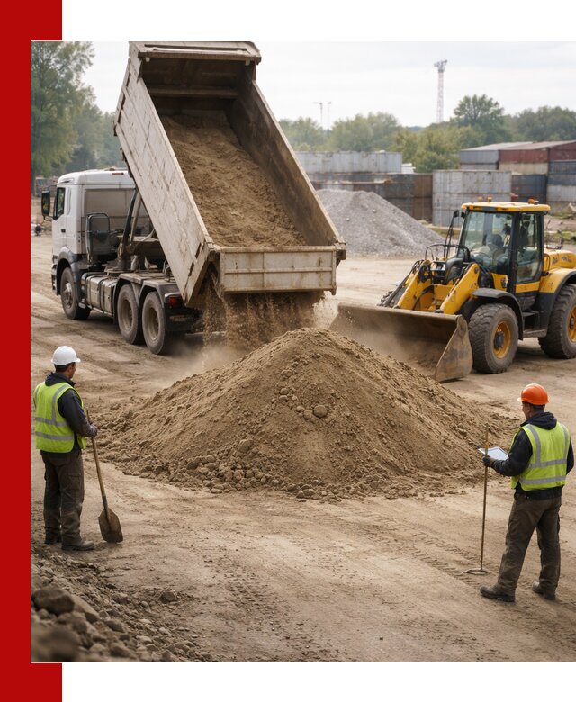 Доставка и продажа пескогрунта оптом и в розницу в Чите