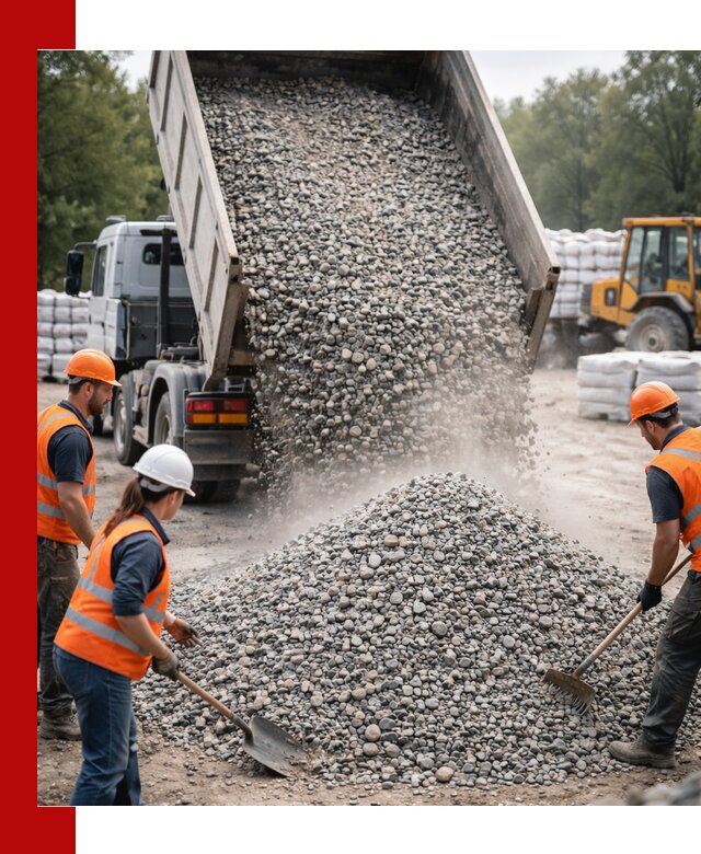 Доставка гравия и камня в Чите оптом и в розницу