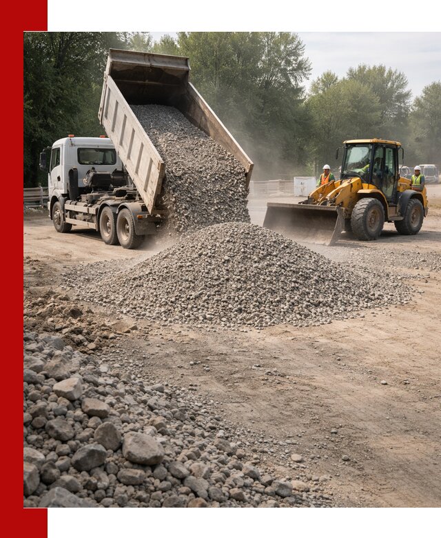 Гравий фракция 5–20 доставка в Чите оптом и в розницу