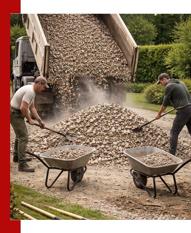 Доставка и продажа декоративной гальки в Чите