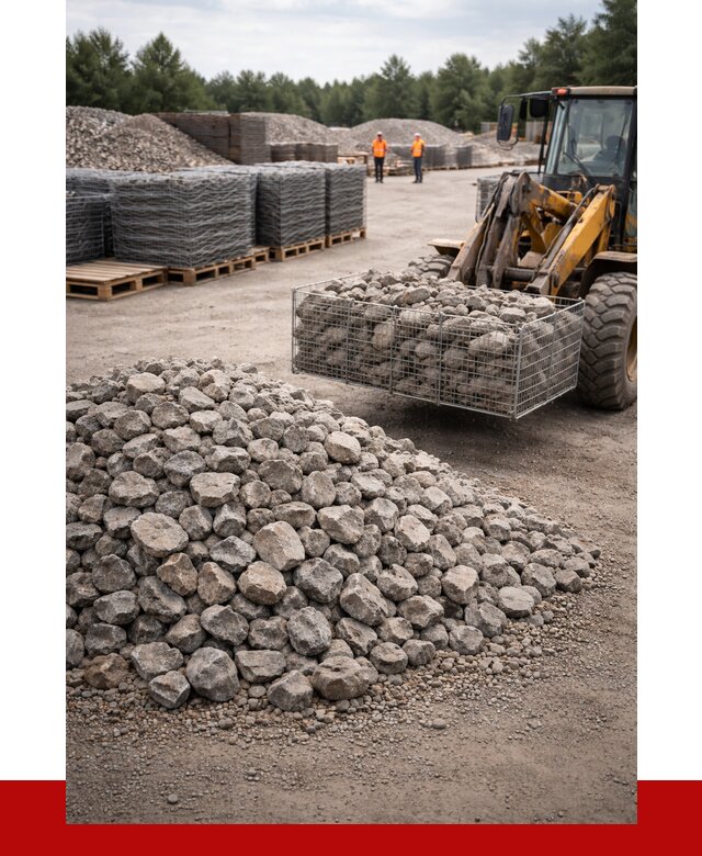 Камень для габионов фракция 70-150 в Чите от 4347 р. | ПРОНЕРУДЧта