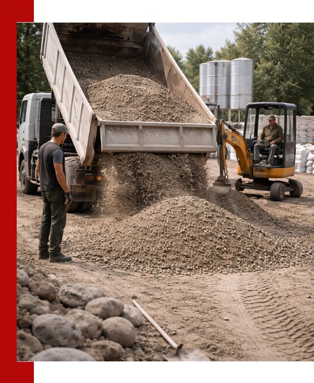 Доставка ПГС С3 в Чите самосвалами и миксерами