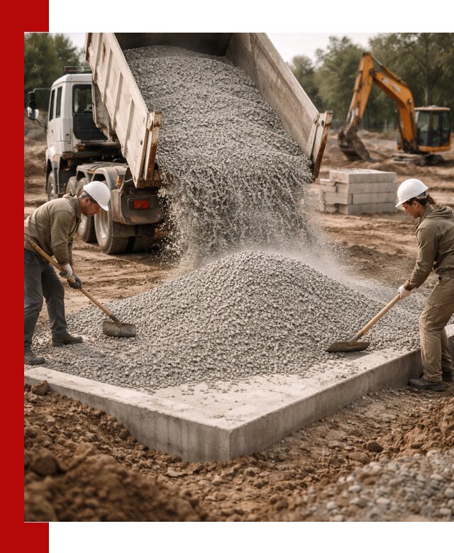 Доставка и продажа отсева для бетона в Чите