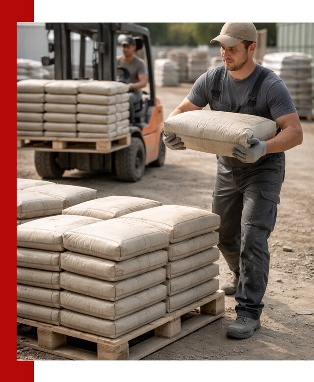 Доставка цемента в мешках оптом и в розницу в Чите