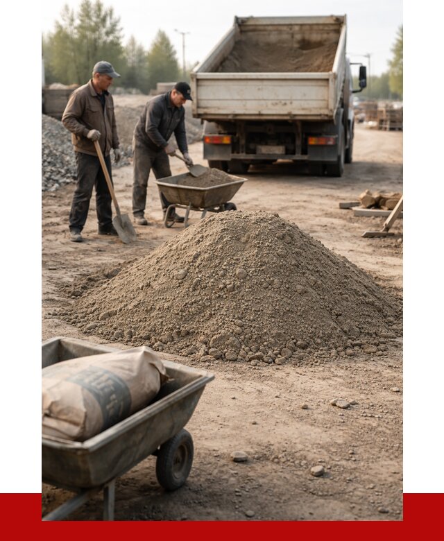Цементно-песчаная смесь М150 в Чите от 4865 р. | ПРОНЕРУДЧта