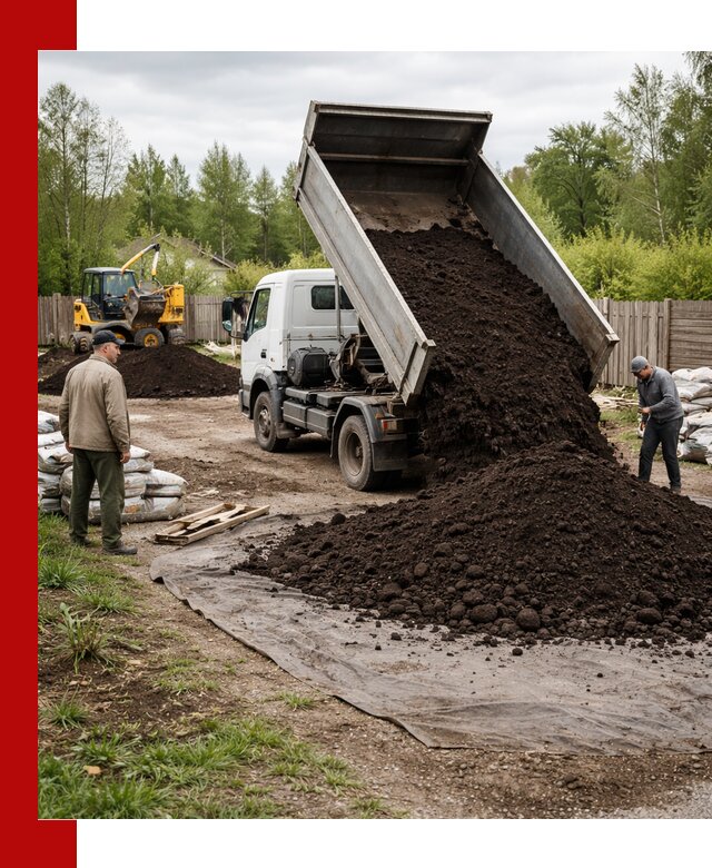 Доставка качественного почвогрунта в Чите оптом и в розницу