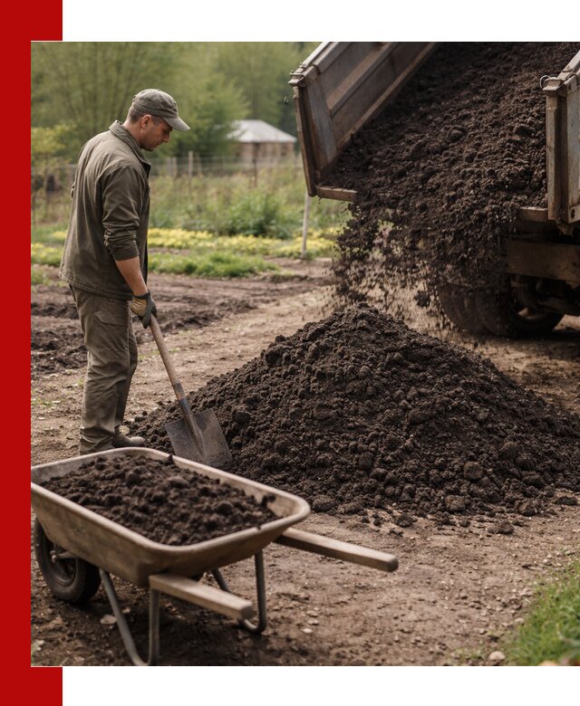 Доставка качественной земли для огорода в Чите