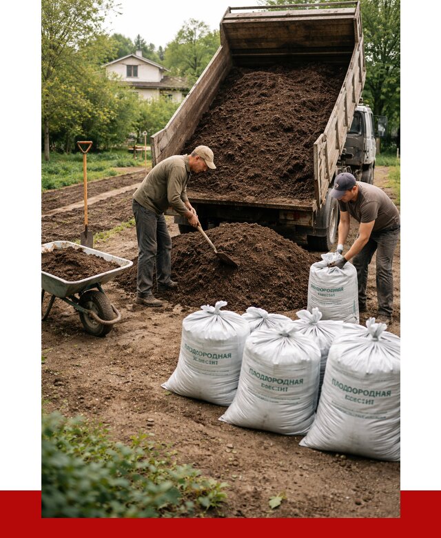 Плодородная смесь в Чите от 4347 р./куб с доставкой | ПРОНЕРУДЧта