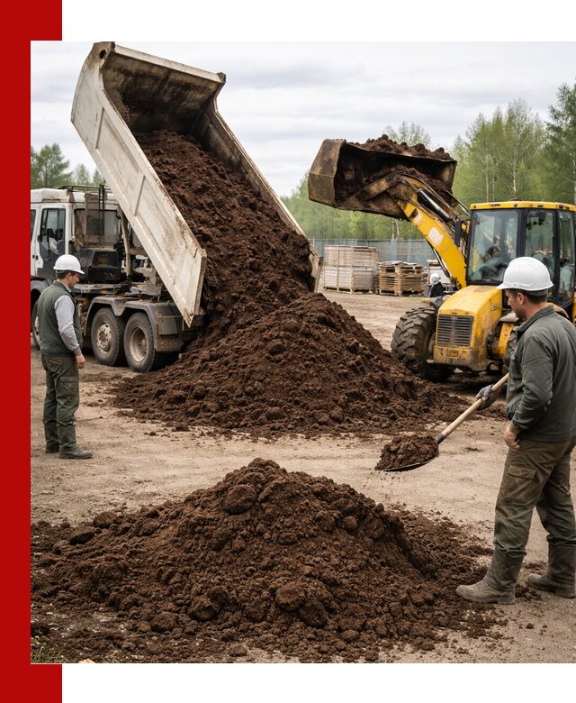 Доставка торфа оптом и в мешках в Чите