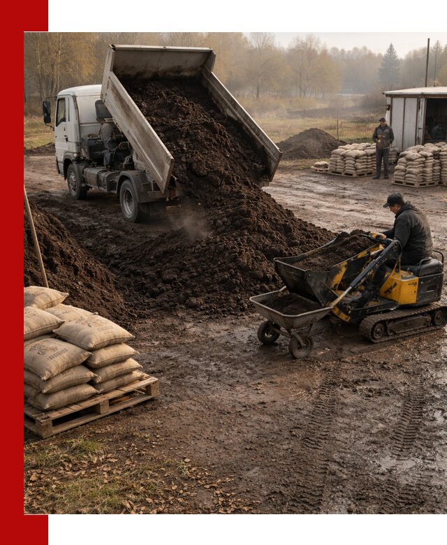 Кислый торф в доставке по выгодным ценам в Чите