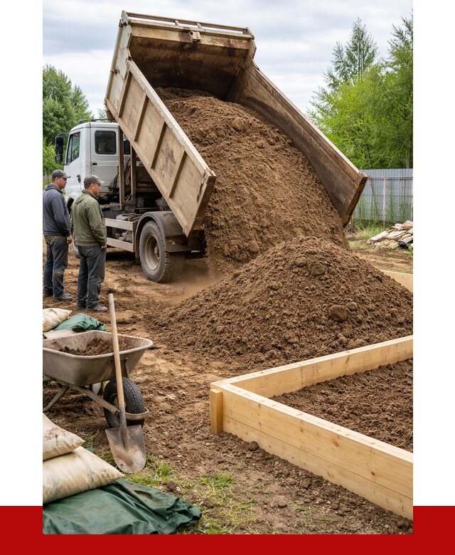 Торфо песчаная смесь в Чите с доставкой от 1915 р. | ПРОНЕРУДЧта