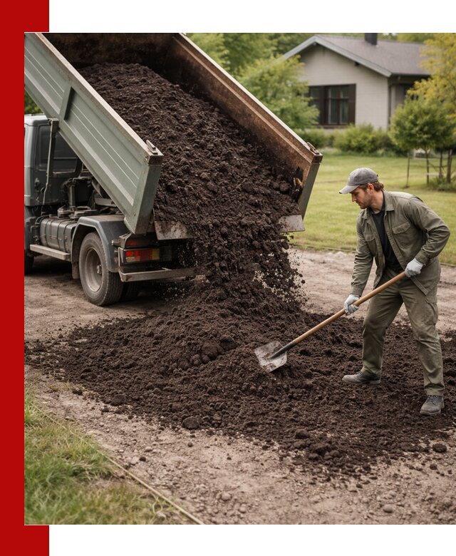 Чернозем для газона с доставкой в Чите быстро и качественно