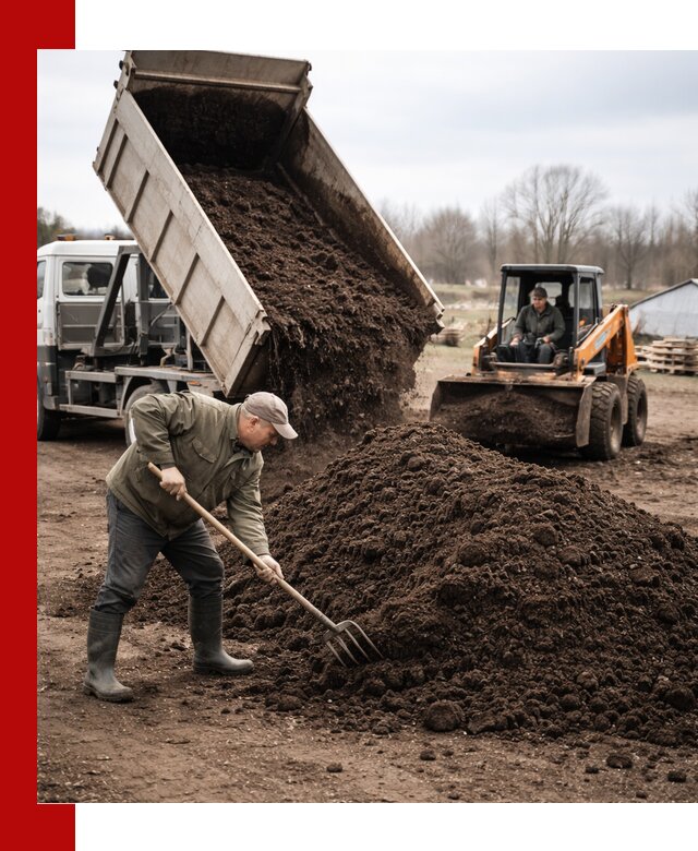Доставка и продажа перегноя в Чите быстро и дешево