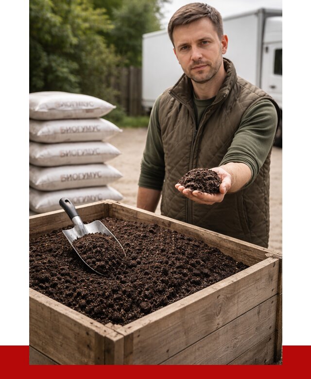 Купить биогумус в Чите с доставкой от 8798 р. за куб | ПРОНЕРУДЧта