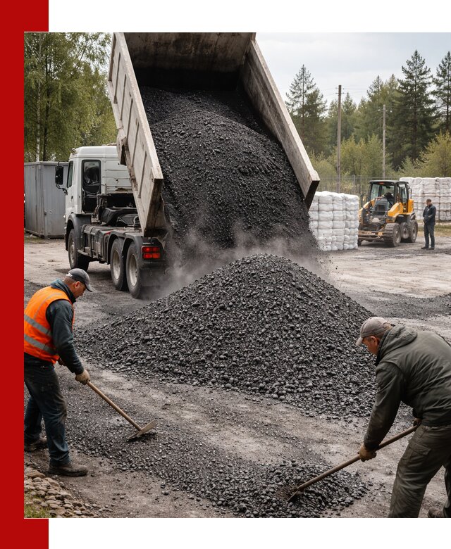 Доставка и продажа асфальтного гранулята в Чите