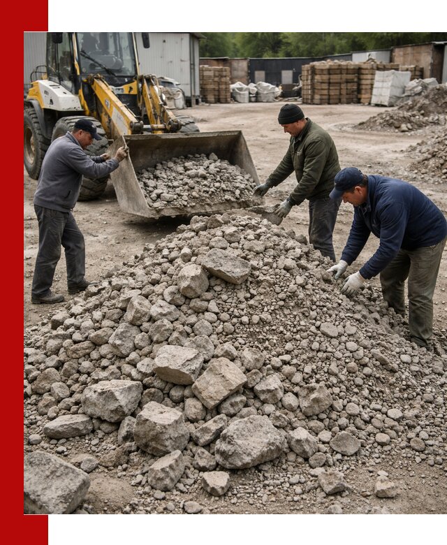 Демонтаж и вывоз бой бетона в Чите