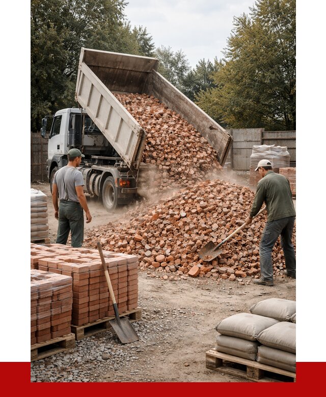 Бой кирпича в Чите с доставкой от 4347 руб/куб | ПРОНЕРУДЧта