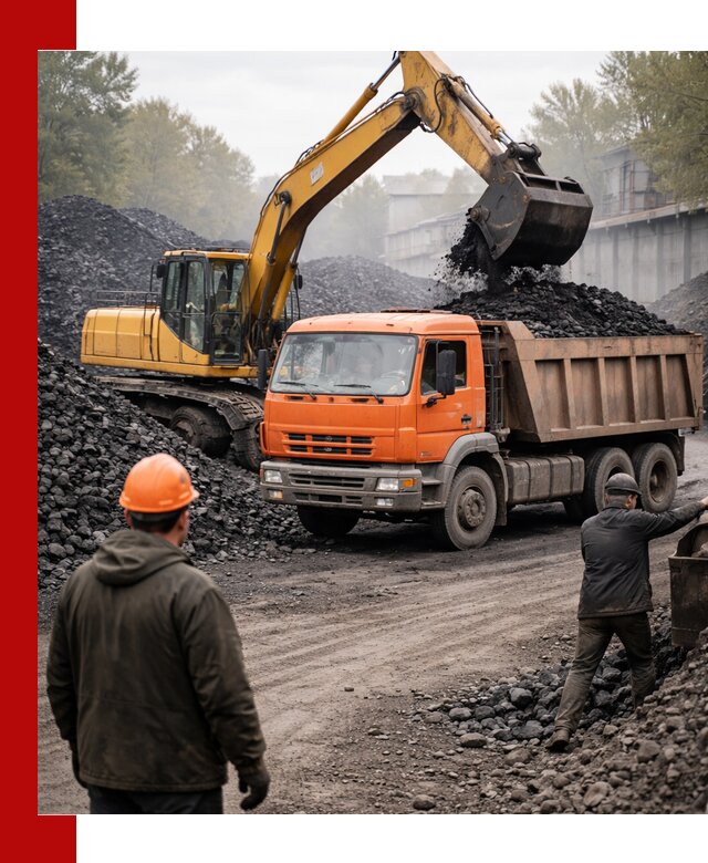Доставка угля автотранспортом в Чите быстро и выгодно