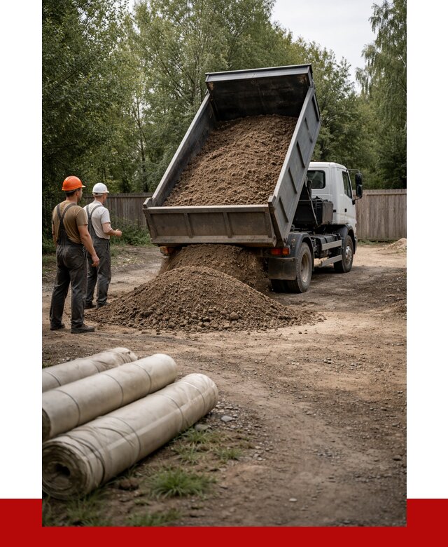 Доставка сыпучих материалов самосвалом в [cvi] от 4347 р. | ПРОНЕРУДЧта