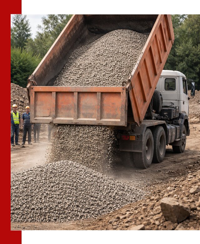 Доставка сыпучих материалов самосвалом в Чите быстро и надежно