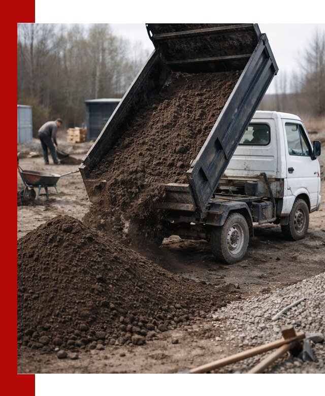 Аренда минисамосвала в Чите для доставки сыпучих материалов