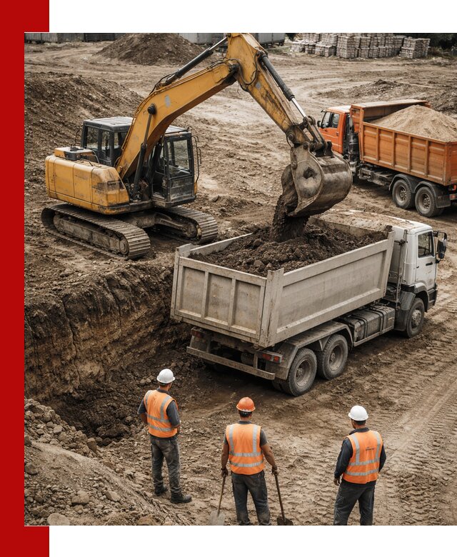 Разработка грунта для строительства и благоустройства в Чите