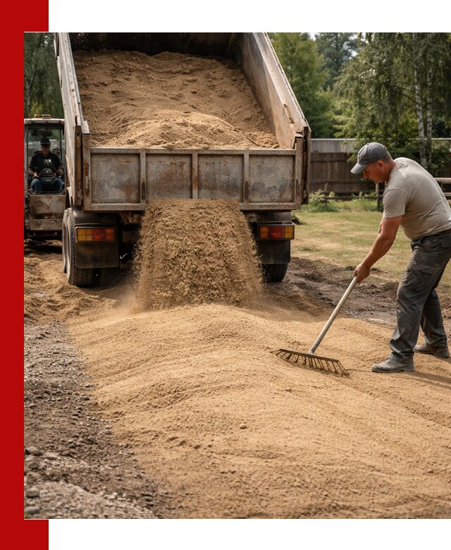 Отсыпка участка песком в Чите быстро и качественно
