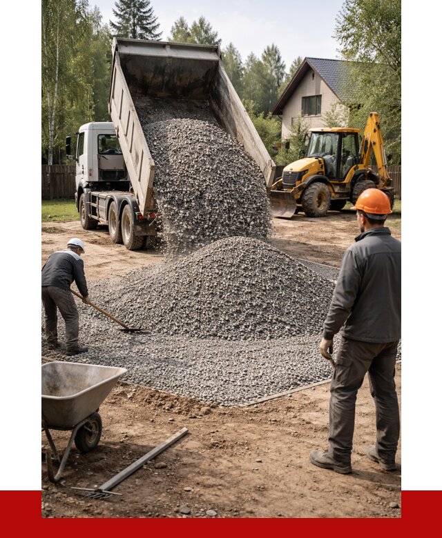 Отсыпка участка щебнем в Чите от 6728 р. ПРОНЕРУДЧта