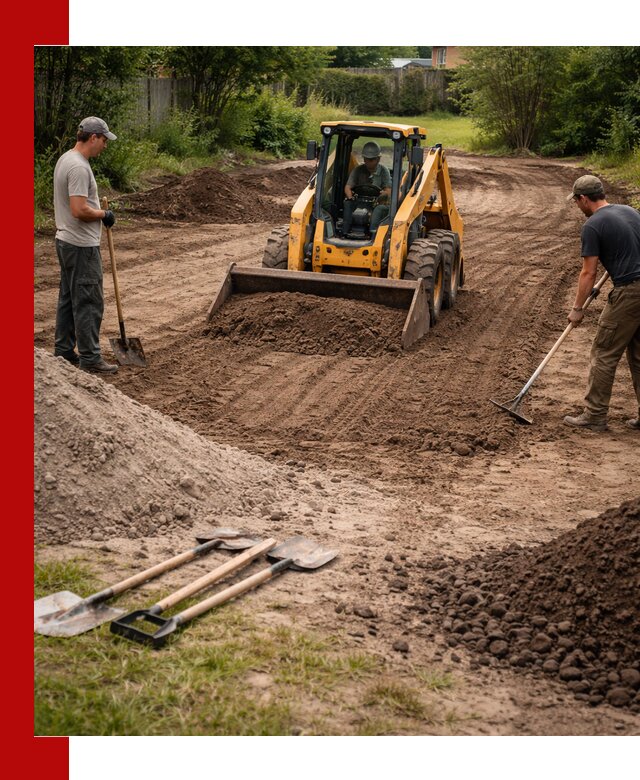 Планировка участка грунтом с вывозом и доставкой в Чите
